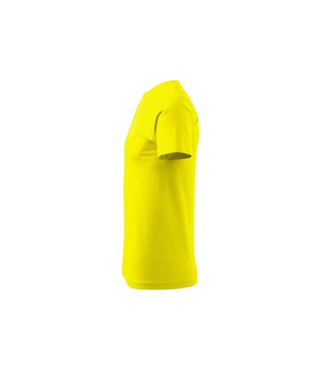 Mens Basic T-shirt Yellow Adler