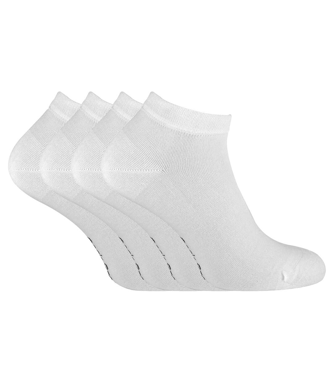 4 Pr Chaussettes Homme Bambou Respirantes Basses