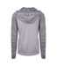 Veste À Capuche Motif/style Contrasté Homme Gris Gris Chiné Just Cool-2