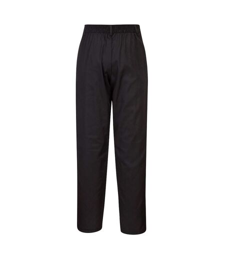 Portwest Womens/Ladies Elasticated Pants (Black)