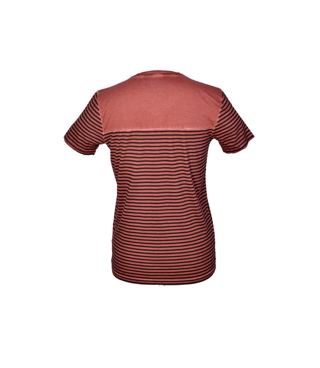 Tee shirt manches courtes homme de couleur rouge