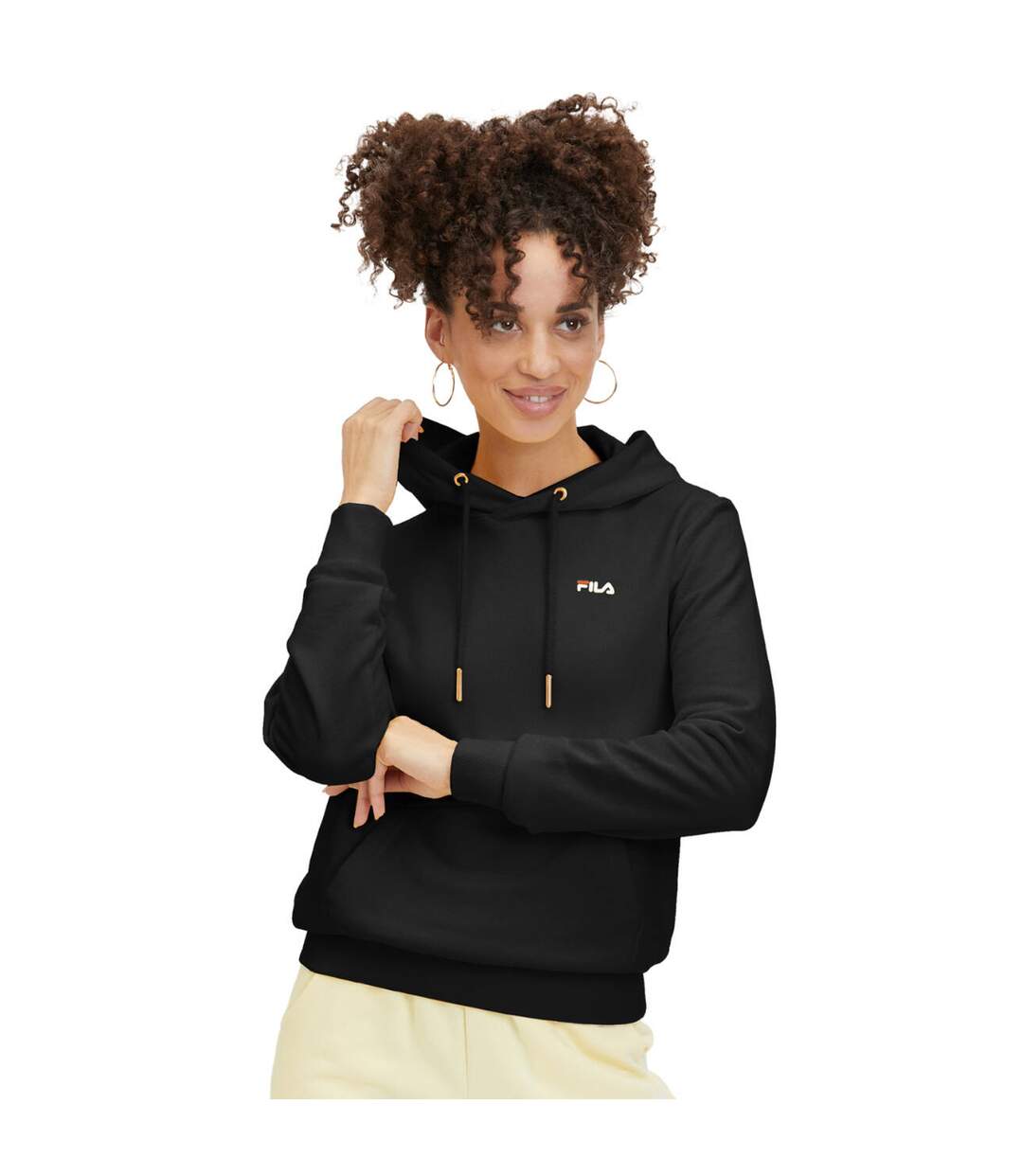 Sweat À Capuche Bruchsal Femme Noir Fila-1