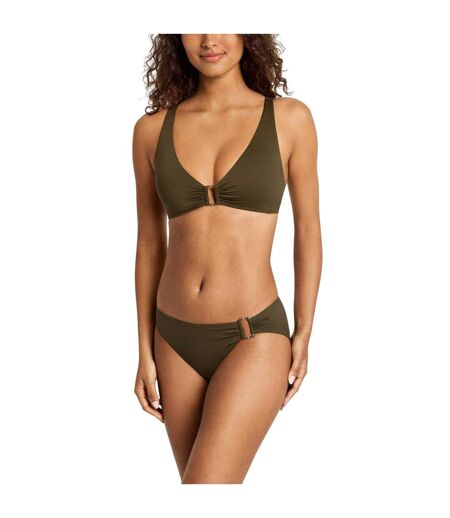 Bas De Maillot De Bain Motif/style Bague Femme Vert Kaki Ralph Lauren