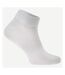 Iguana Unisex Adult Fasin Ankle Socks (Pack of 3) (White/Black) - UTIG461