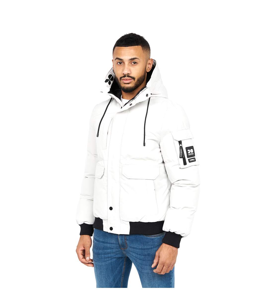 Veste Milwaka Homme Gris Clair Crosshatch-2
