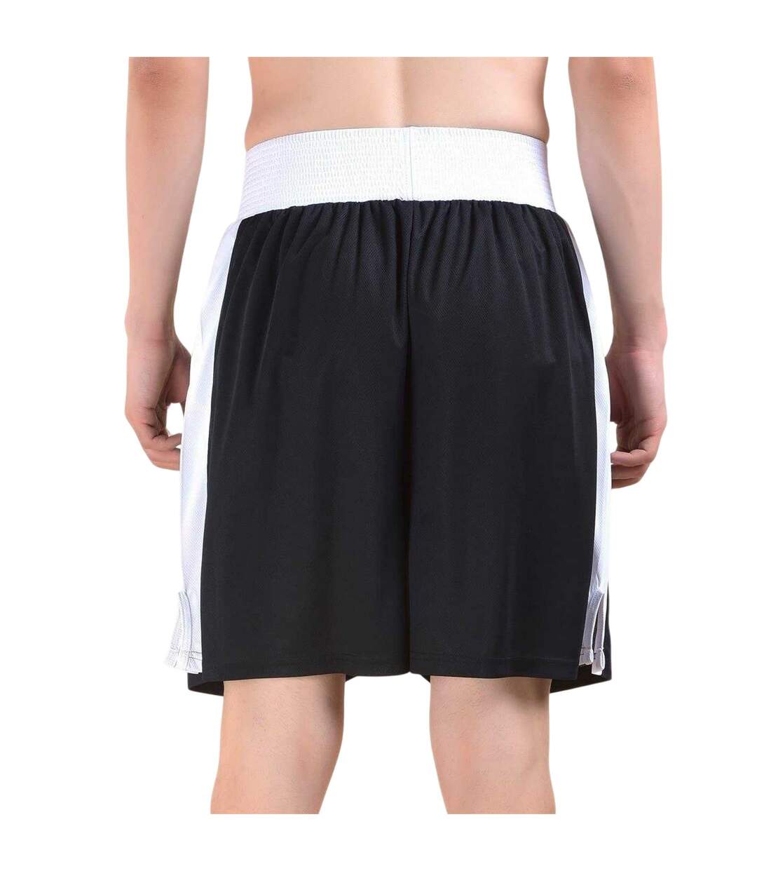 Short De Boxe Homme Noir Blanc Everlast-2