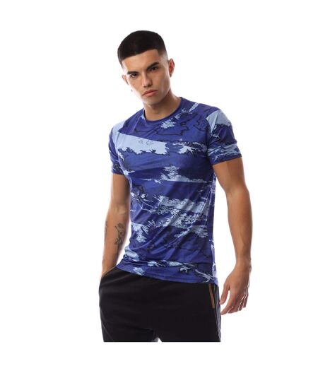 Mens Drone T-shirt Blue Cruyff