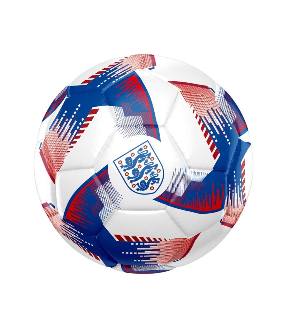 Ballon De Foot Blitz Taille 5 Blanc Bleu Rouge England FA-1