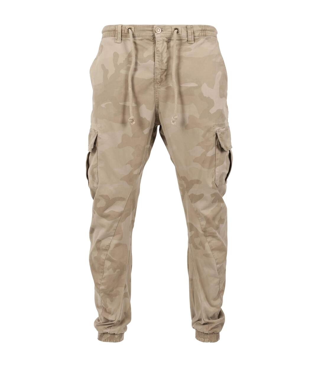 Pantalon De Jogging À Poches Homme Beige Camouflage Urban Classics-1
