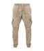 Pantalon De Jogging À Poches Homme Beige Camouflage Urban Classics-1