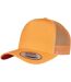Chapeau Camionneur Orange Néon Flexfit-3