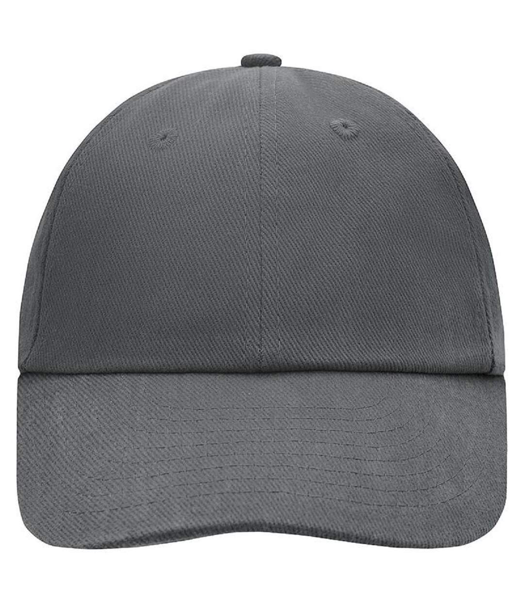 Casquette à visière coton - MB6111 - gris foncé-1