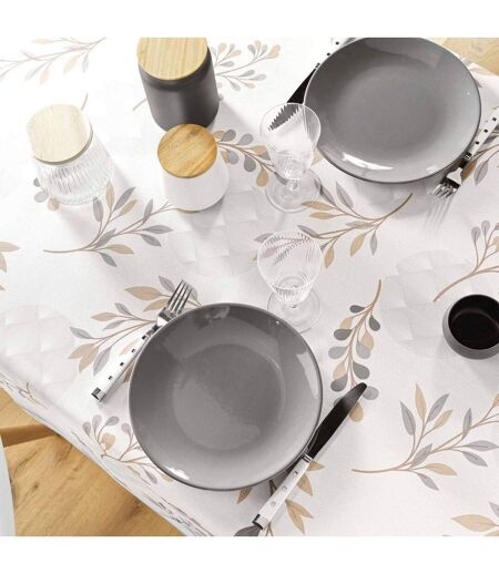 Nappe Antitache Imprimé Manola 150x240cm Naturel