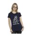 Disney Femme/Ladies Lady And The Trump Christmas Hugs - T-shirt en coton (Bleu marine) - UTBI26139-2