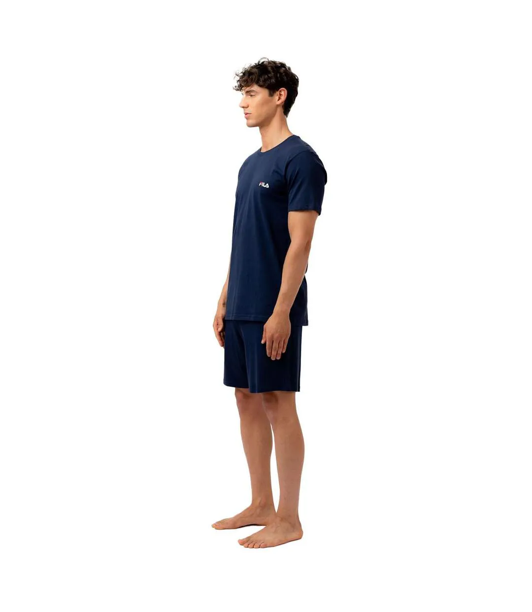 Ensemble pyjama court homme en coton jersey FPS1194 Fila-5
