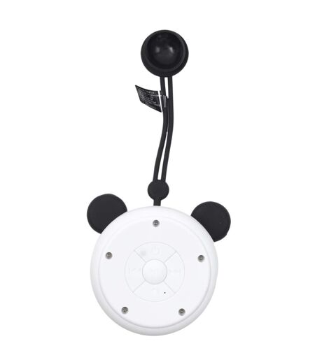 Enceinte Ventouse Waterproof Panda 22cm Blanc