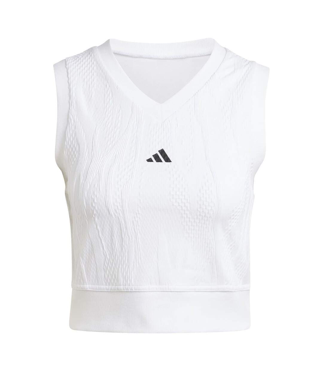 Débardeur Motif/style Court Femme Blanc Adidas-1