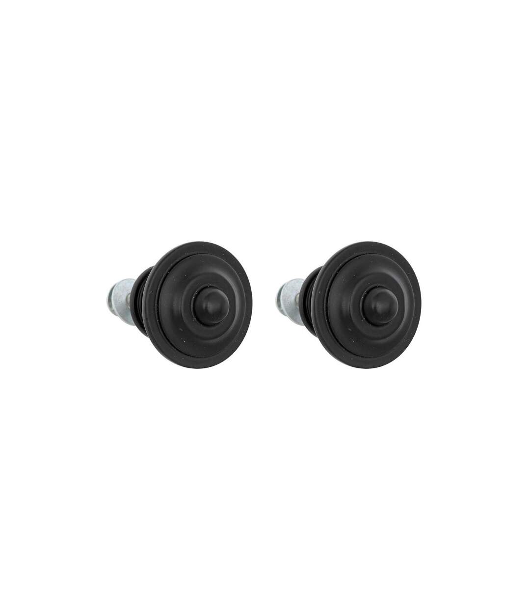 Lot de 2 Boutons de Meuble Alana 3cm Noir-1