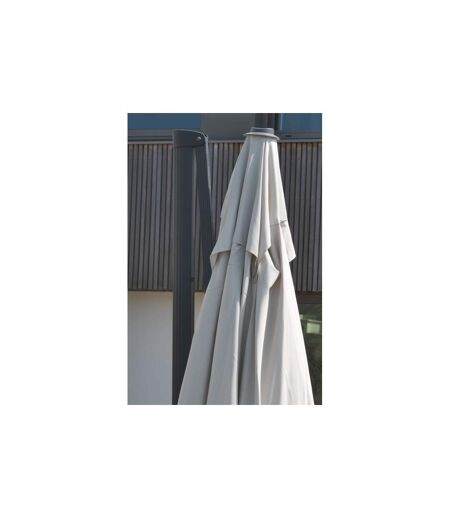 Parasol Déporté à Manivelle Sevilla 250cm Gris