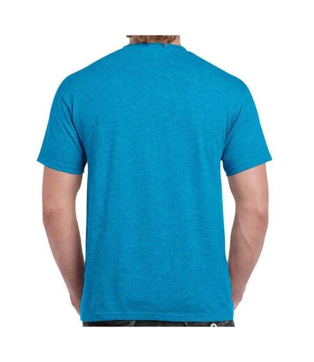 T-shirt heavy cotton homme bleu saphir chiné Gildan Gildan