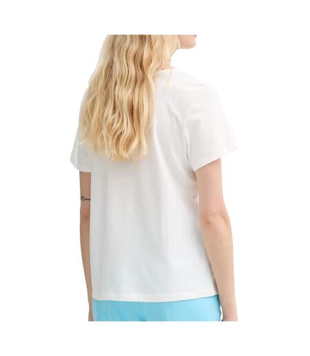 T-shirt blanc/bleu femme morgan dbello