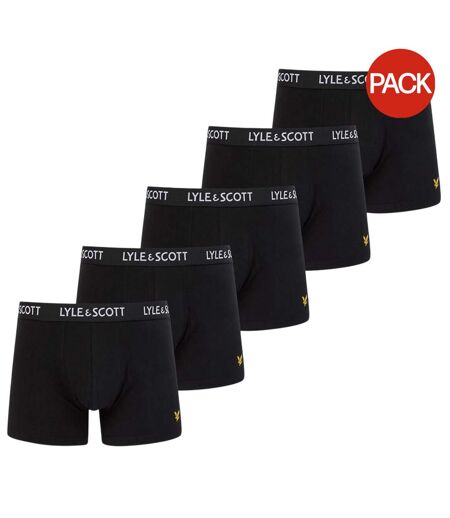 Lot De 5  Boxers Unis Homme Noir Lyle & Scott