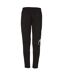 Mens Score Slim Running Trousers Black White UHL Sport-2