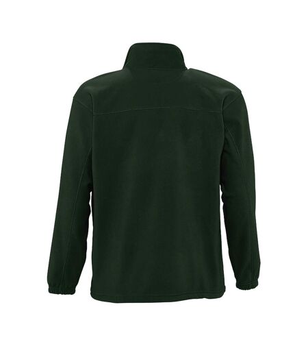 SOLS Mens North Full Zip Outdoor Fleece Jacket (Forest Green)