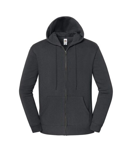 Veste À Capuche Iconic Premium Adulte Anthracite Fruit Of The Loom