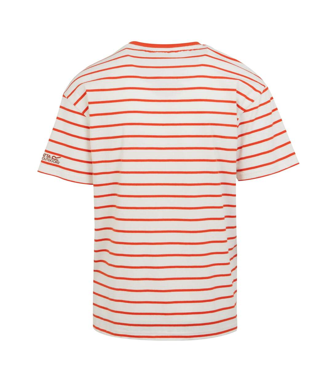 T-shirt Shorebay Homme Blanc Rouge Orangé Regatta-3