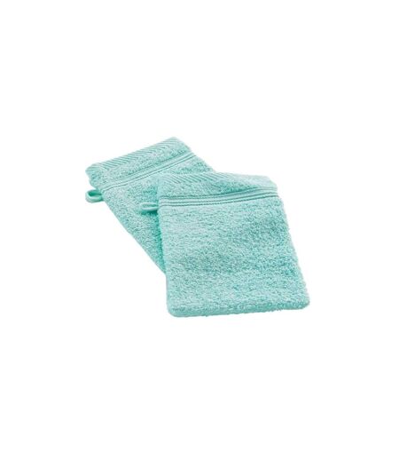 Lot de 2 Gants de Toilette Tendresse 15x21cm Céladon