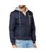 Bomber bleu homme schott bombers capuche amovible en jersey schott oregon-kak-1