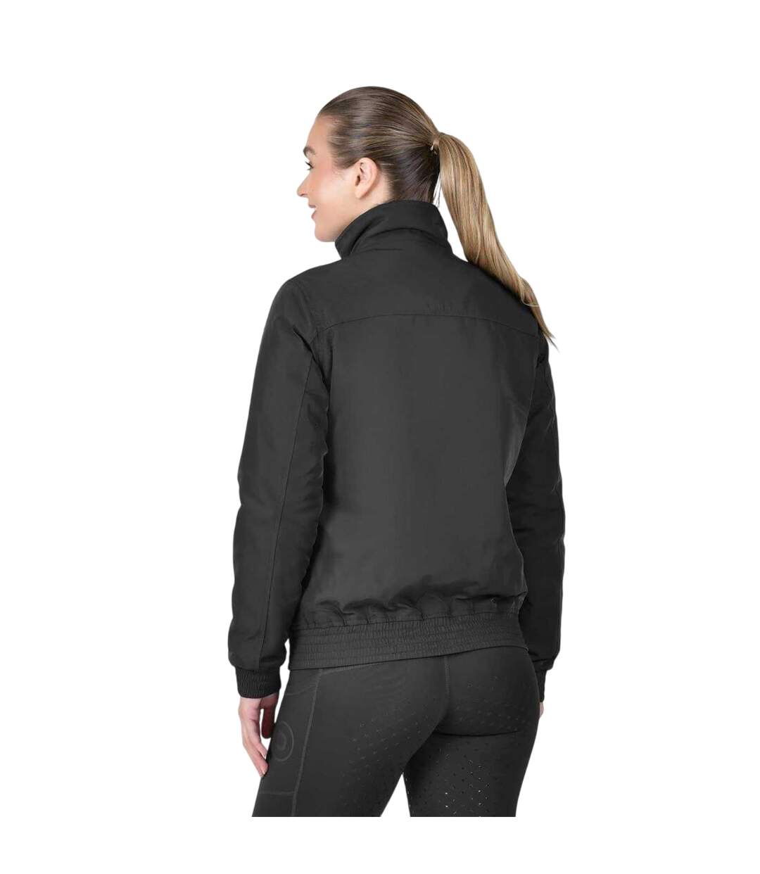 Womens/ladies Team Full Zip Blouson Jacket Black Dublin-2