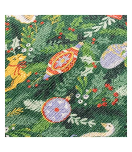 Furn Deck The Halls Placemat (Pack of 4) (Green) (46cm x 36cm) - UTRV3334