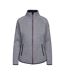 Womens/ladies Toddy At200 Fleece Jacket Grey Marl Trespass-1