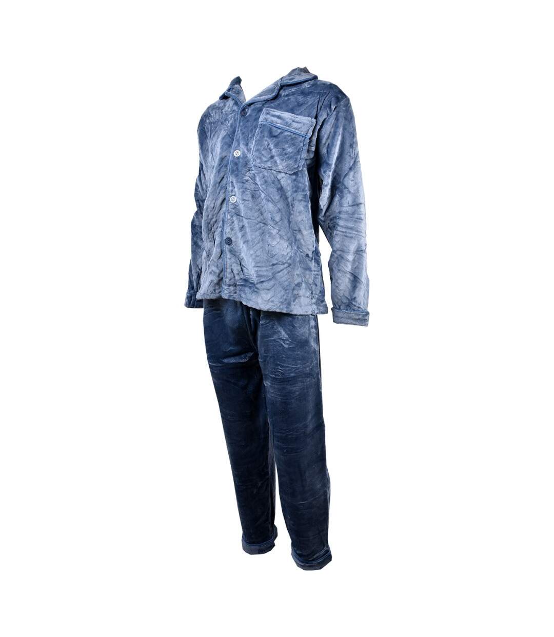 Pyjama Homme POLAIRE ECO 9502 BLEU-2