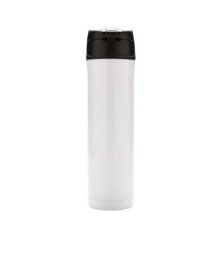 Lockable recycled stainless steel vacuum insulated flask one size white XD Collection