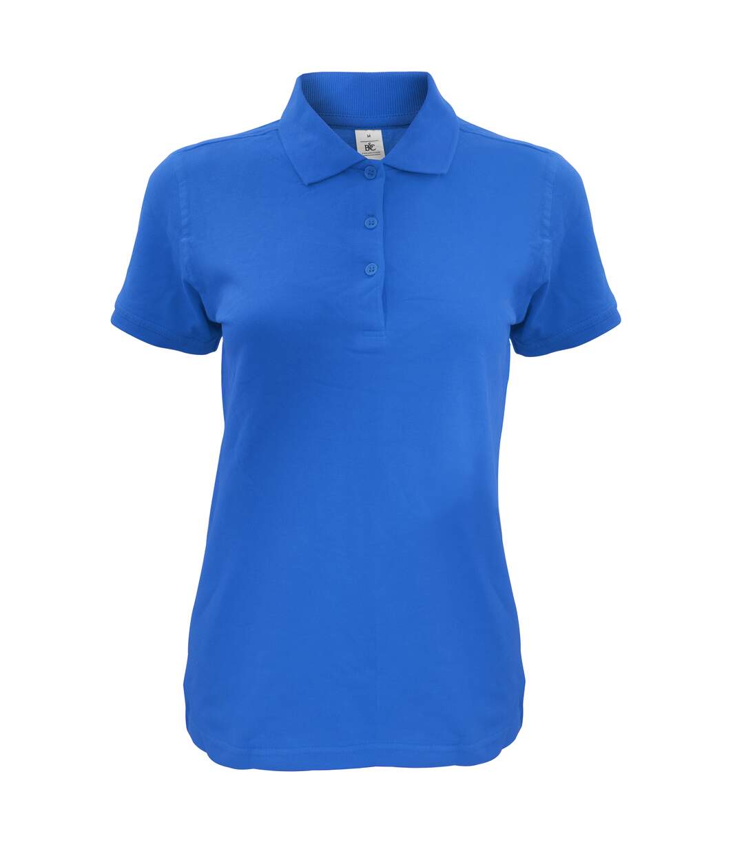 Polo Uni Femme Bleu Roi B&C Safran-1