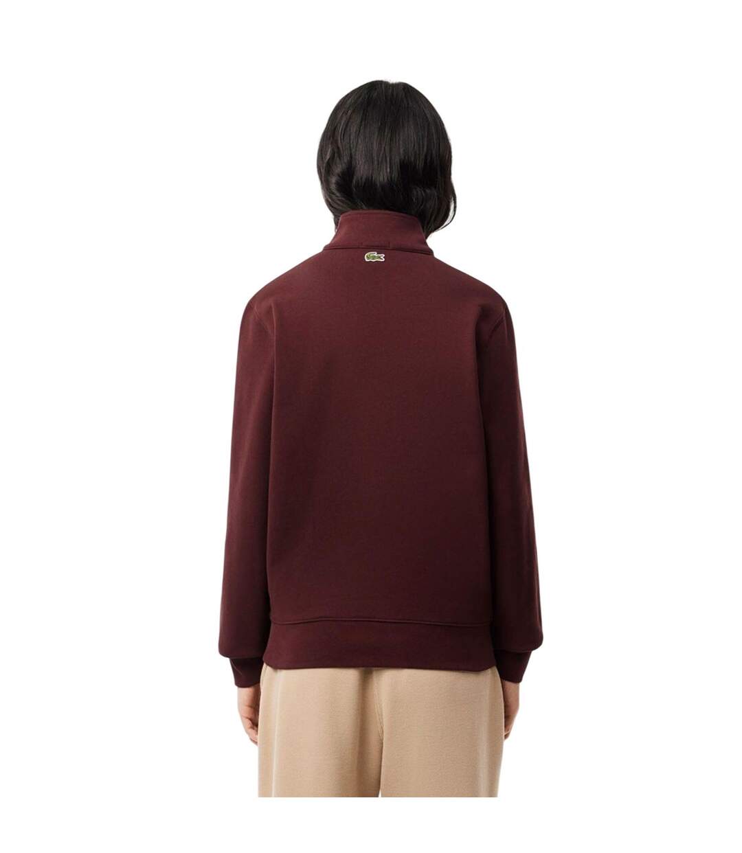 Unisex Adult High-neck Sweatshirt Maroon Red Lacoste-3