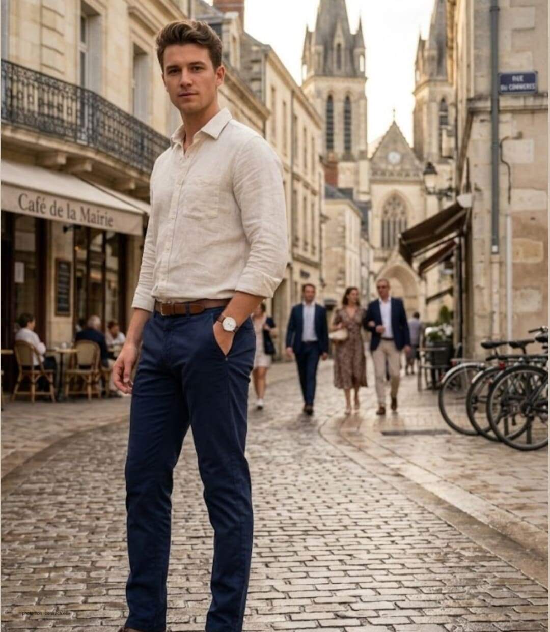 CHALLENGER PANT2002A Pantalon coupe chino en coton stretch : le confort stretch au style impeccable-5