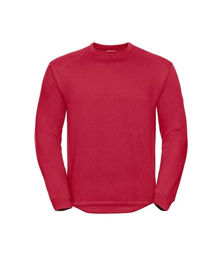 Sweat Travail Homme Rouge Classique Russell Collection