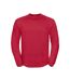 Sweat Travail Homme Rouge Classique Russell Collection-1