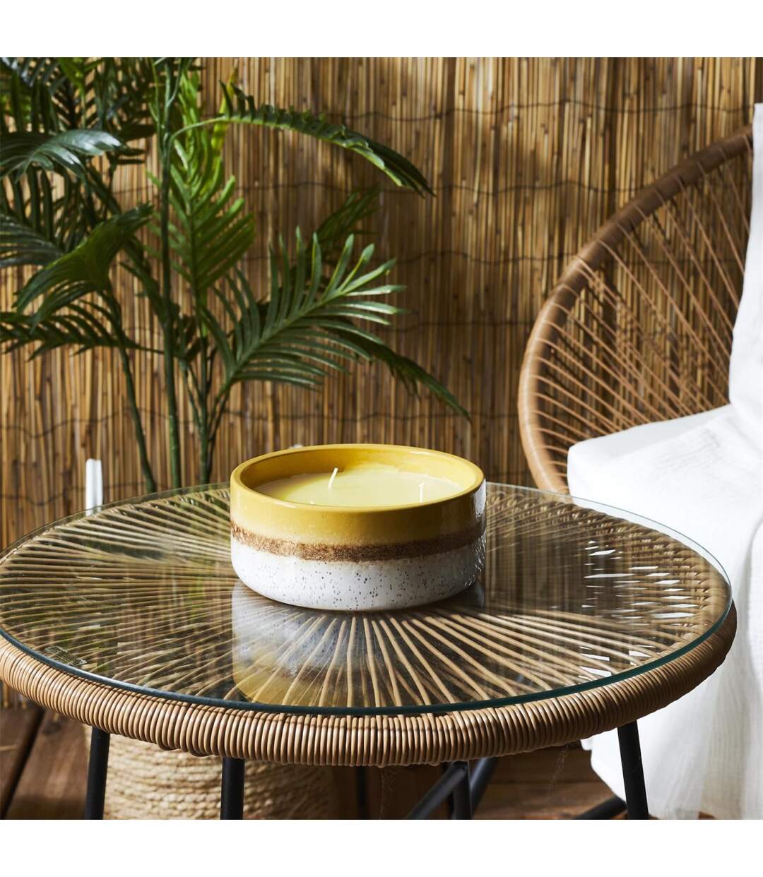 Bougie Parfumée Céramique 330g Citronnelle-3