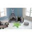 Tapis Déco Enfant Lovely Star 60x63cm Vert-4