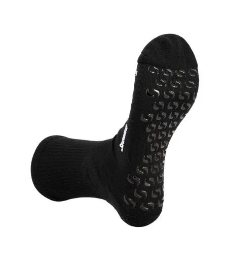 Mens Elite Grip Sport Football Socks Black Sondico