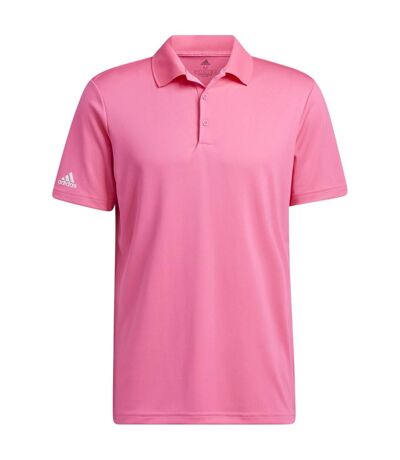 Polo homme rose Adidas