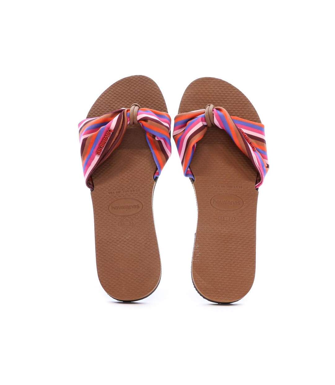 Tongs rouge/bleu femme havaianas tropez - 33-3