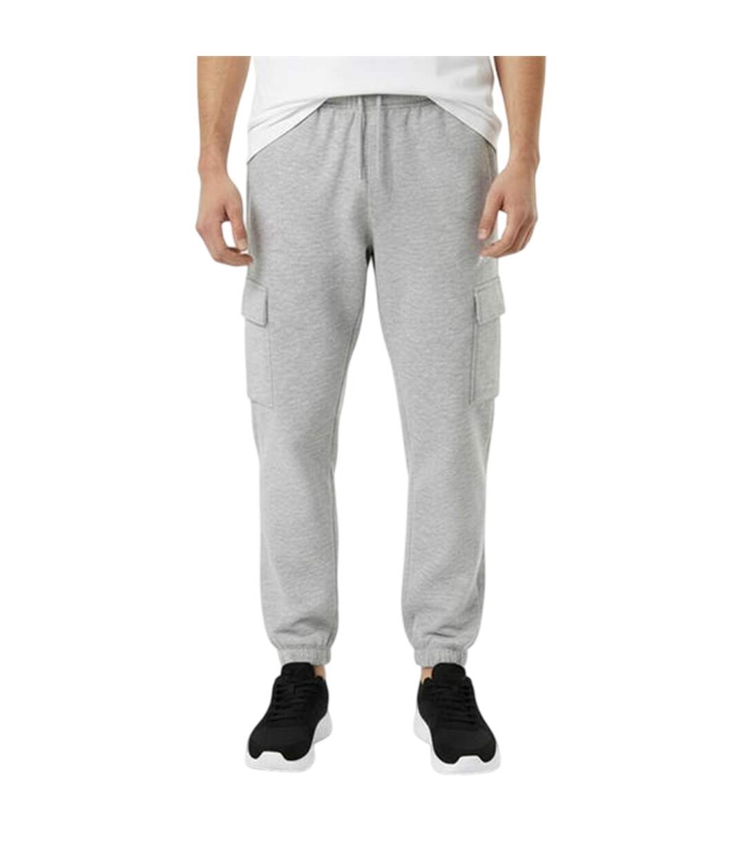 Mens Cargo Jogging Bottoms Grey Slazenger-3