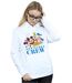 Disney - Sweat à capuche MICKEY MOUSE DISNEY FRIENDS - Femme (Blanc) - UTBI11076-2