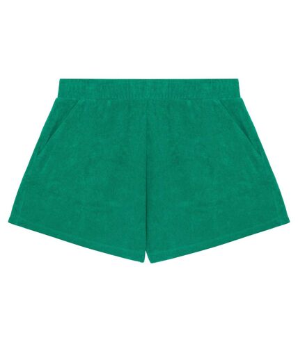 Native Spirit Womens/Ladies Terry Towel Shorts (Malachite Green)